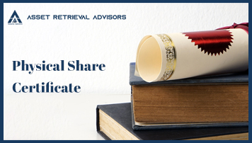 physical share certificate